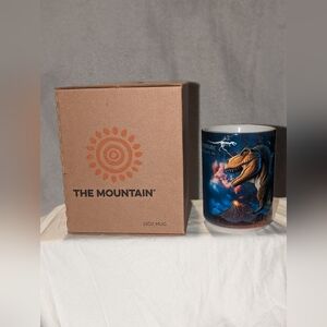 The Mountain Black Hills Institute Coffee Tea Mug Cup Orca Coatings T-Rex